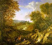 Corneille Huysmans Forested Landscape oil on canvas